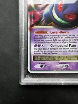 2009 POKEMON PLATINUM ARCEUS #97 GENGAR LV.X-HOLO PSA 8👻 - Image 5