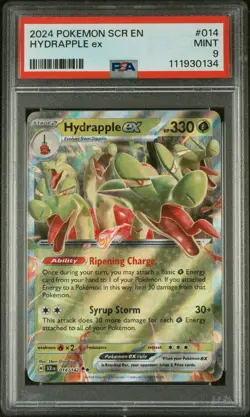 PSA MINT 9 2024 POKEMON SCR EN-STELLAR CROWN #014 HYDRAPPLE ex - Image 1