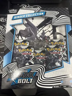 Pokemon TCG Scarlet & Violet Black Bolt Binder Collection Sealed New Box - Image 1