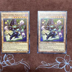 Yu-Gi-Oh! Toon Dark Magician Super Rare TDIL-EN032 1st Ed. NM x 2 - Image 1
