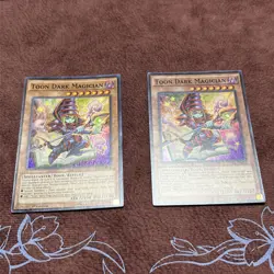 Yu-Gi-Oh! Toon Dark Magician Super Rare TDIL-EN032 1st Ed. NM x 2 - Image 4