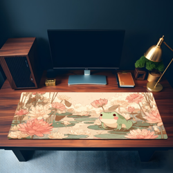 MTG Playmat | Lofi Frog Desk Mat | Ocean Themed Playmat | Unofficial MTG Playmat - Image 3