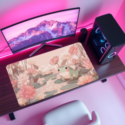 MTG Playmat | Lofi Frog Desk Mat | Ocean Themed Playmat | Unofficial MTG Playmat - Image 4