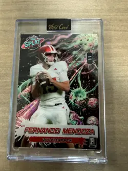 2026 Wild Card Splat Galactic FERNANDO MENDOZA 1/1 Meteor Shower SSP Raiders - Image 1