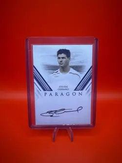 2025 Futera Platinum Steven Gerrard Paragon England On Card Auto /3 Bookend - Image 1