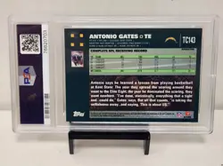 2007 Topps Chrome TC143 Antonio Gates Xfractor PSA 9 Pop 1 None higher Chargers - Image 2