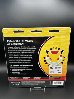 Pokemon Day 2026 Collection – Pikachu Promo Card + 3 Booster Packs – Sealed - Image 2