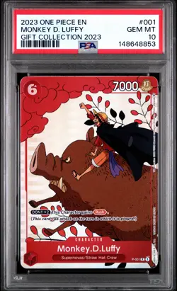 2023 ONE PIECE GIFT COLLECTION 2023 #001 MONKEY D. LUFFY PSA 10 - Image 1