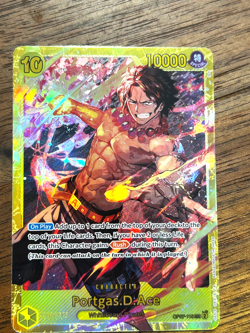 Portgas.D.Ace OP07-119 SEC 500 Years in the Future Holo One Piece TCG NM - Image 1