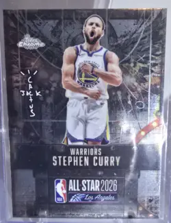 2025-26 Topps Chrome Cactus Jack All-Star Exclusive Stephen Curry Warriors #18 - Image 1