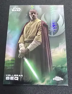 2025 Topps Chrome Star Wars #72 KELLERAN BEQ Prism Refractor - Image 1