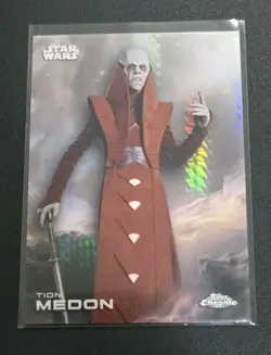 2025 Topps Chrome Star Wars #183 TION MEDON Prism Refractor - Image 1