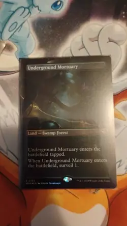 MTG Underground Mortuary #0333 Foil Borderless R Murders at Karlov Manor (MKM) - Image 1