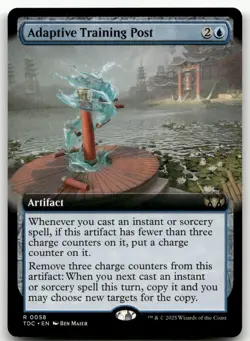 Adaptive Training Post (Extended Art) #58 (NM) Tarkir Dragonstorm TDC Magic MTG - Image 1