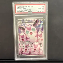 Pokemon TCG Wigglytuff 105/094 Phantasmal Flames Holo Illustration Rare 120HP - Image 1
