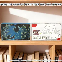 Acrylic Case for Pokemon 151 UPC Or Mega Charizard X EX UPC w/ magnetic lid - Image 4