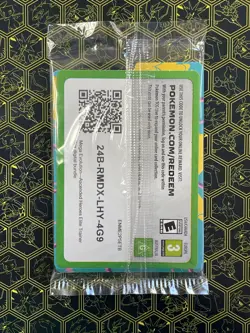 Pokemon N's Zekrom Promo Full Art Mega Evolution 003 SEALED - Image 2