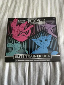 Pokemon TCG Evolving Skies Elite Trainer Box ETB New Sealed - Image 1