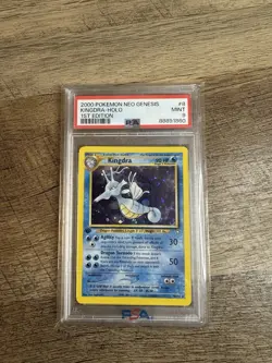 Pokemon TCG Kingdra Holo 1st Ed 8/111 Neo Genesis PSA 9! - Image 1