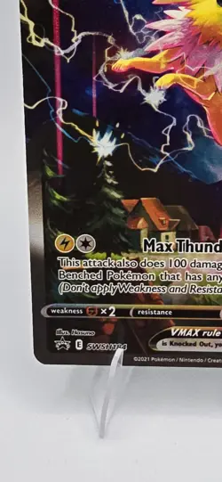 Pokemon Jolteon VMAX SWSH184 Black Star Promo Alternate Art - Image 5