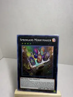 Yu-Gi-Oh! Springans Merrymaker LIOV-EN041 1st Edition Xyz Effect ATK/1100 DEF/2… - Image 1