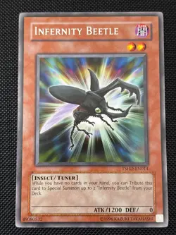 Yugioh! Infernity Beetle - TSHD-EN014 - NM - Edison Tuner Card - Image 1
