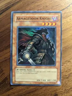 Yu-Gi-Oh! Armageddon Knight PTDN-EN021 Unlimited Super Rare NM/M - Image 1