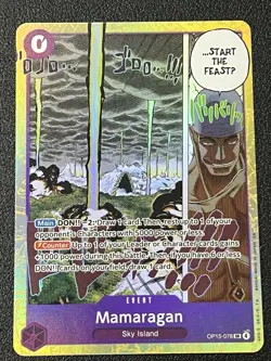 Mamaragan OP15-078 SR One Piece Adventure on Kami's Island NM - Image 1