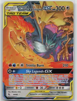 Moltres & Zapdos & Articuno GX Holo Ultra Rare 44/68 Hidden Fates NM - Image 1