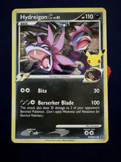 Pokemon TCG Hydreigon C Lv.61 Sword & Shield Swsh138 Holo Promo - Image 1