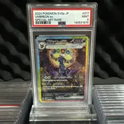 Umbreon EX SAR 217/187 PSA 9 - Terastal Festival sv8a - Japanese Pokemon TCG - Image 1