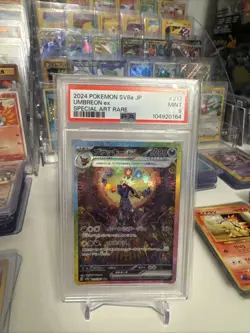 Pokemon Umbreon EX Terastal Festival TCG Card 217/187 SAR SV8a NM-MT PSA 9 - Image 1