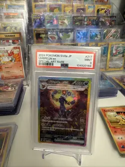 Pokemon Umbreon EX Terastal Festival TCG Card 217/187 SAR SV8a NM-MT PSA 9 - Image 4