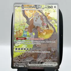 Bloodmoon Ursaluna ex 216/167 Pokemon Card Twilight Masquerade SIR NM Rare TCG - Image 1