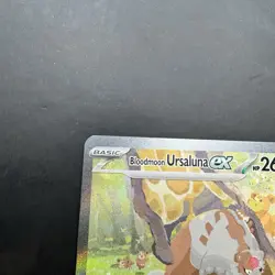 Bloodmoon Ursaluna ex 216/167 Pokemon Card Twilight Masquerade SIR NM Rare TCG - Image 5