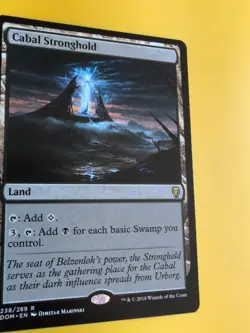 Cabal Stronghold. Rare DOM Land Magic the Gathering Card. - Image 4
