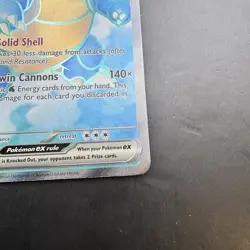 Pokemon TCG Blastoise ex Scarlet & Violet-151 184/165 Holo Ultra Rare Card - Image 4