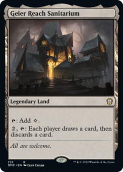 Light Play, English MTG Regular Geier Reach Sanitarium Commander: Dominaria Unit - Image 1
