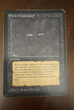 MTG Word of Command—Alpha Edition (1993) [ID 141] - Image 2