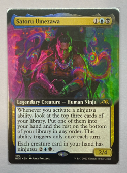 MTG - Kamigawa: Neon Dynasty - Satoru Umezawa - Extended Art - NM - Image 1