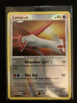 Pokemon Card Latias 22/106 Reverse Holo Great Encounters - Image 1