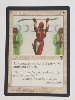 MTG Warrior's Honor (Visions/White/C) - BGM - Image 1