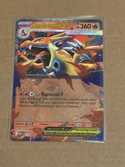 Pokemon TCG Mega Charizard Y Ex XY #30 Promo Holo Ultra Rare - Image 1