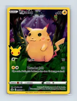Pikachu 005/025 Holo Rare Celebrations Pokemon Near Mint - Image 1