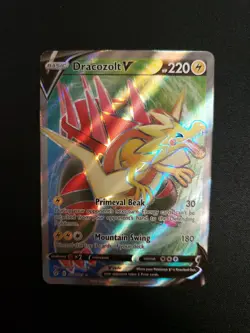 Dracozolt V - 178/203 - Pokemon Evolving Skies Sword & Shield Full Art Card NM - Image 1