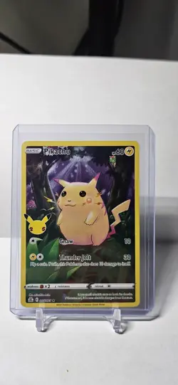 PIKACHU 005/025 HOLO RARE CELEBRATIONS POKEMON NM - Image 1