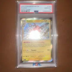 2024 POKEMON PAF EN-PALDEAN FATES SHINY RARE #132 RAICHU PSA 10 - Image 2