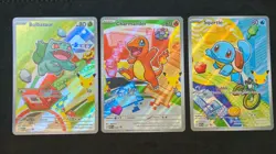 First Partner Series 1 | Kanto | Bulbasaur Charmander | Squirtle | Pokemon TCG - Image 1