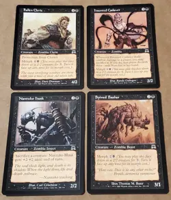 Magic The Gathering Nantuko Husk Haunted Cadaver Fallen Cleric Spined Basher MTG - Image 1