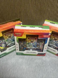 3 boxes Pokemon First Partner Series 1 Promo Box - Image 1